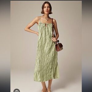 J. Crew Light Green Maxi Dress